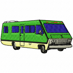 Bus Embroidery Design 8 Bus Embroidery Design 8
